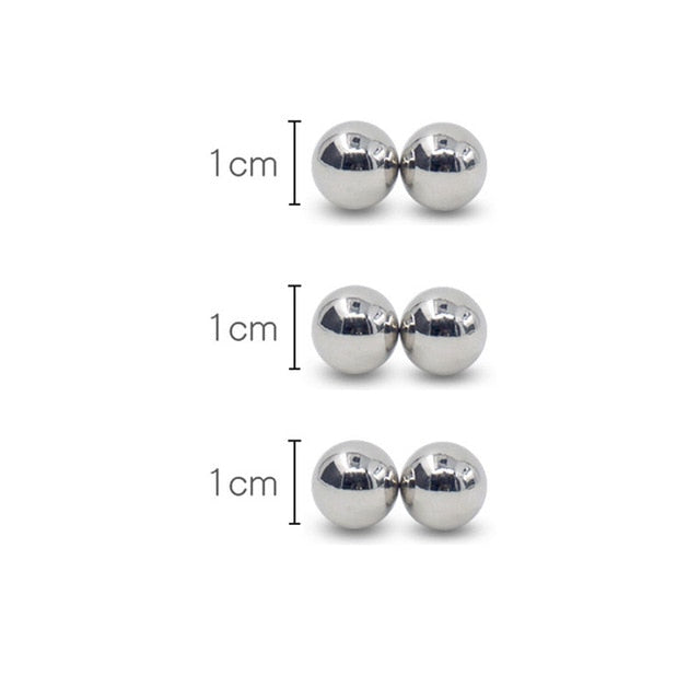 Ultra Powerful Magnetic Orbs Nipple Clamps Orbs Vagina Clitoris Female BDSM Bondage Adult Games Sex Toys For Men Women Couples