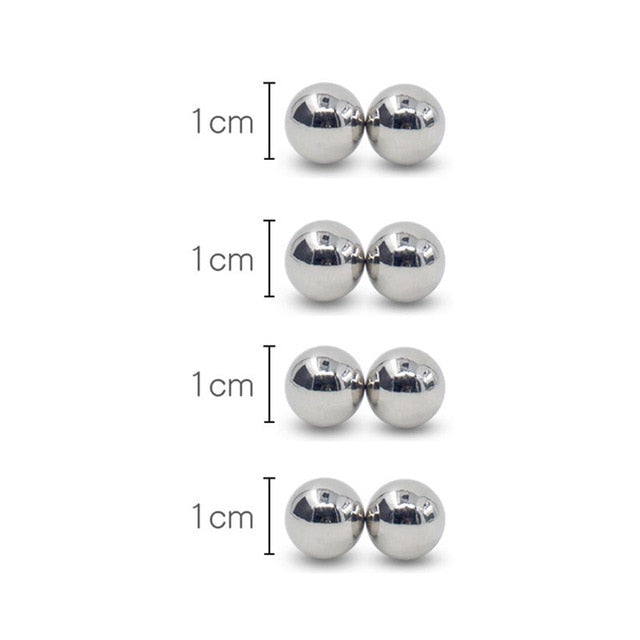 Ultra Powerful Magnetic Orbs Nipple Clamps Orbs Vagina Clitoris Female BDSM Bondage Adult Games Sex Toys For Men Women Couples