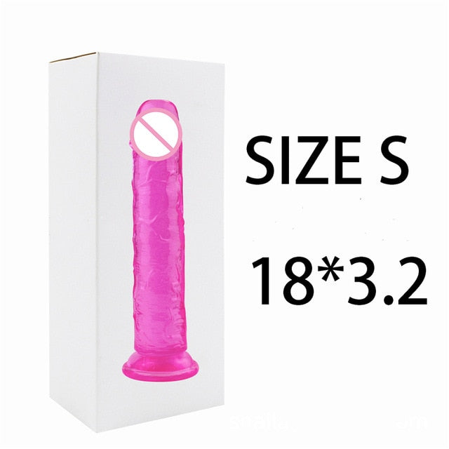 Erotic Cock Adults Toys Sex Shop Big  Lifelike Penis Butt Plug For Woman Anal Sex Toy 18-32CM Realistic Huge Suction Cup Dildo
