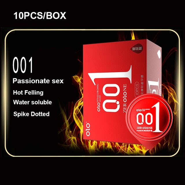 0.01 Ultra Thin Condom For Men Long Sex Hyaluronic acid ICE Fire Delay Condoms Safe Sex penis sleeve Adult Game Contraception