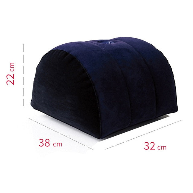 Inflatable Long Sex Pillow Cushion Bolster Couple Love Position Kit Furniture