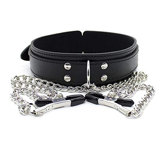 Adult Sex Products BDSM Bondage Restraint Fetish Collar Chain Collars Collocation Nipple Clamps Sex Toys For Women Sex Furniture