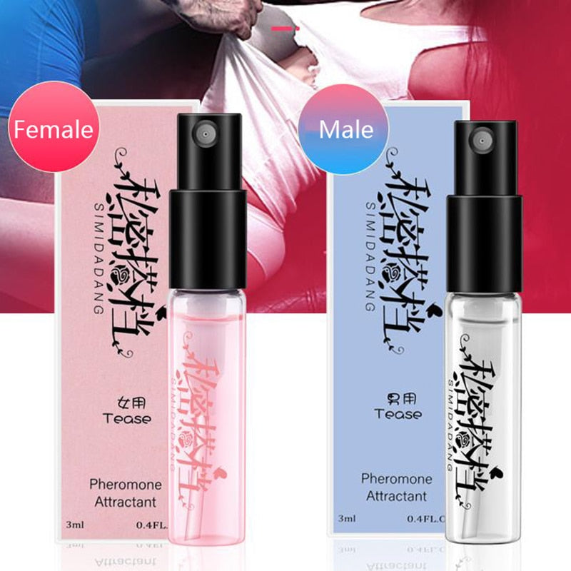 3ml Pheromone Perfume Women/Men Sex Passion Orgasm Body Emotions Spray Flirt Perfume Attract Water-Based Air Fresher