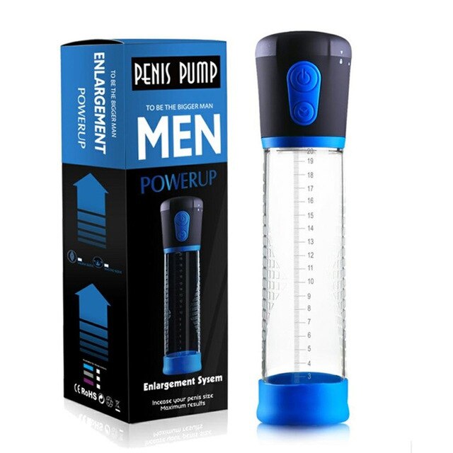 Electric Penis Pump Sex Toys for Men Male Masturbator Penis Extender Penile Vacuum Pump Penis Enlargement Enhancer Vibrater
